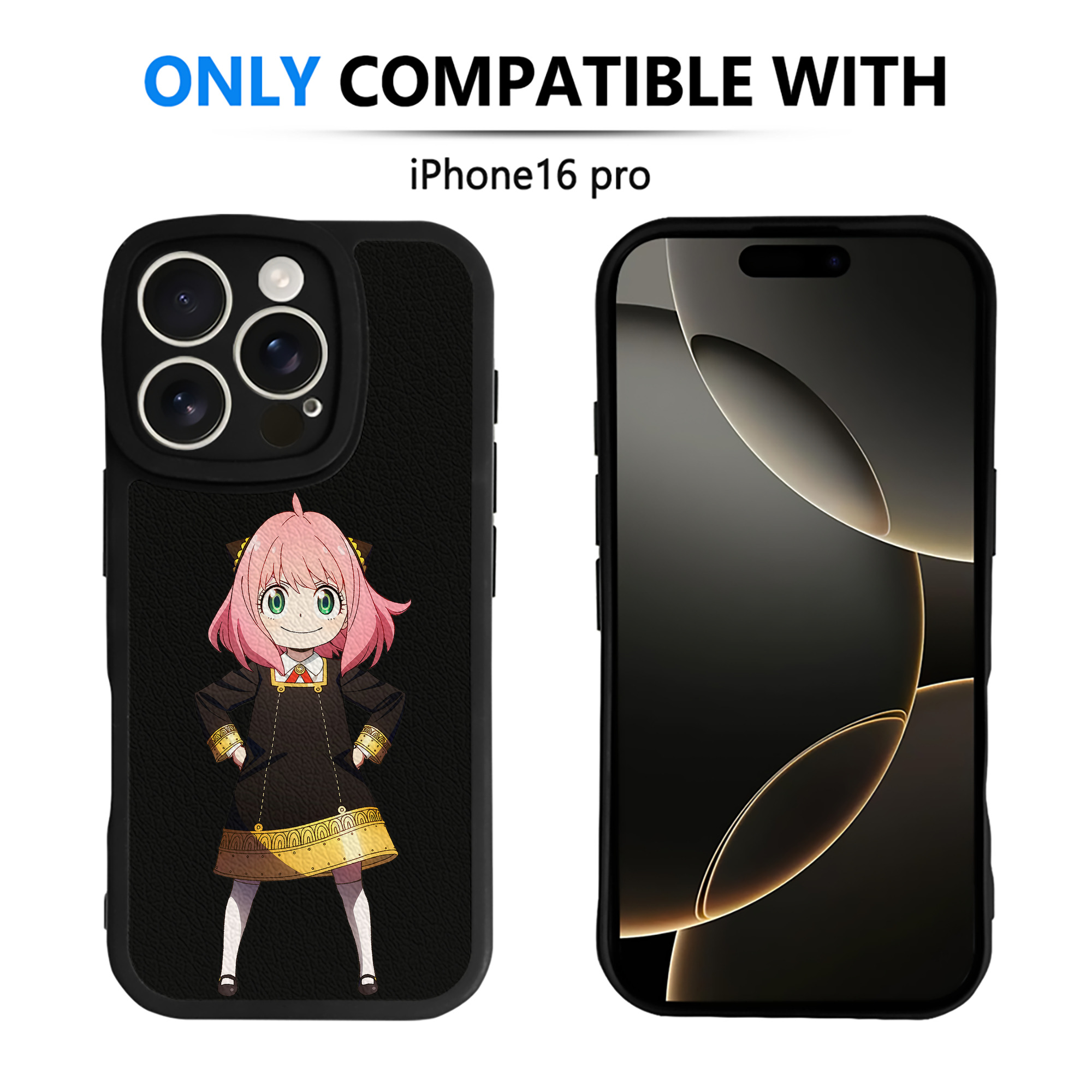 （画像用） SPY×FAMILY间谍家家酒 【iPhone 16シリーズ対応】シリコンスマホケース（レザー調） 材質：シリコン